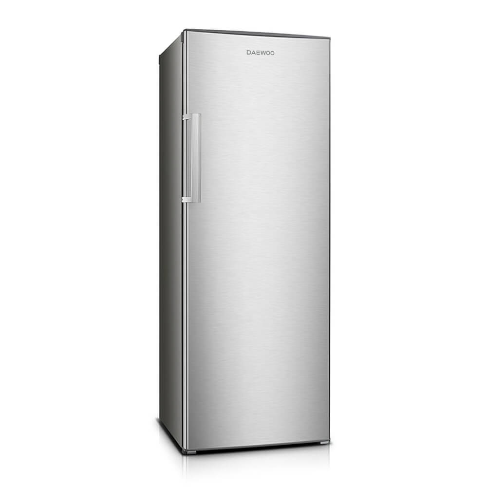  Congelator vertical Daewoo DFS-242DLFX, 242 L, Usi Reversibile, Functie ECO, Super Freeze, Clasa F, Silver 