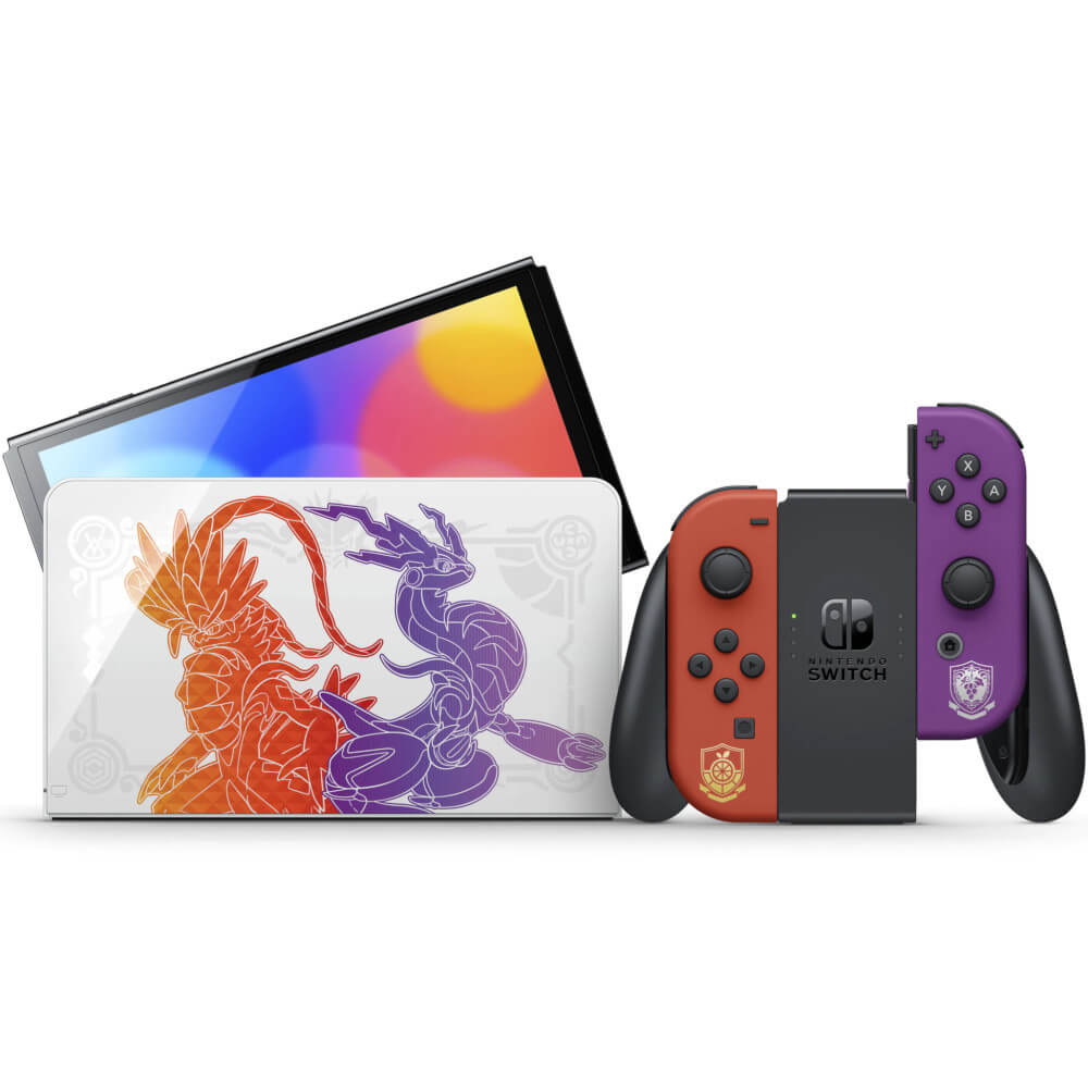 Consola Nintendo Switch OLED Pokemon Scarlet & Violet Edition, Multicolor