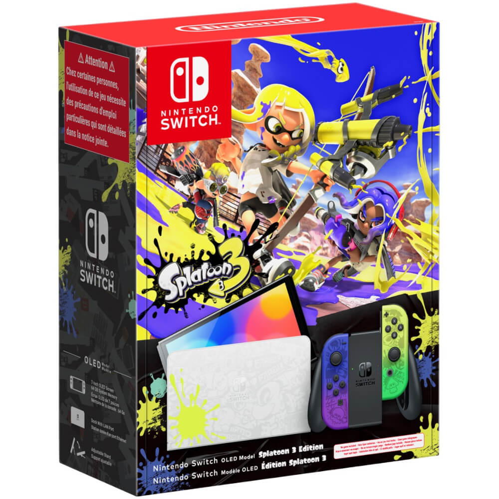 Consola Nintendo Switch OLED Splatoon 3 Edition, Multicolor