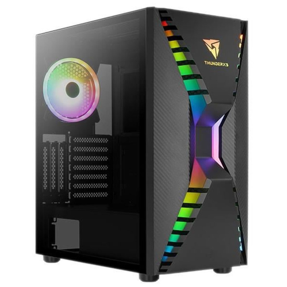 Carcasa Aerocool Cronus, Mid-Tower, fara sursa, E-ATX, Negru