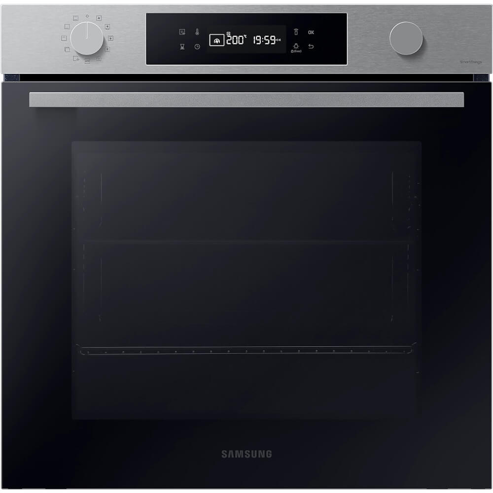 Cuptor incorporabil Samsung NV7B41201AS/U2, Electric, 76 l, Display touch, Autocuratare catalitica, SmartThings Cooking, Clasa A+, Negru/Argintiu