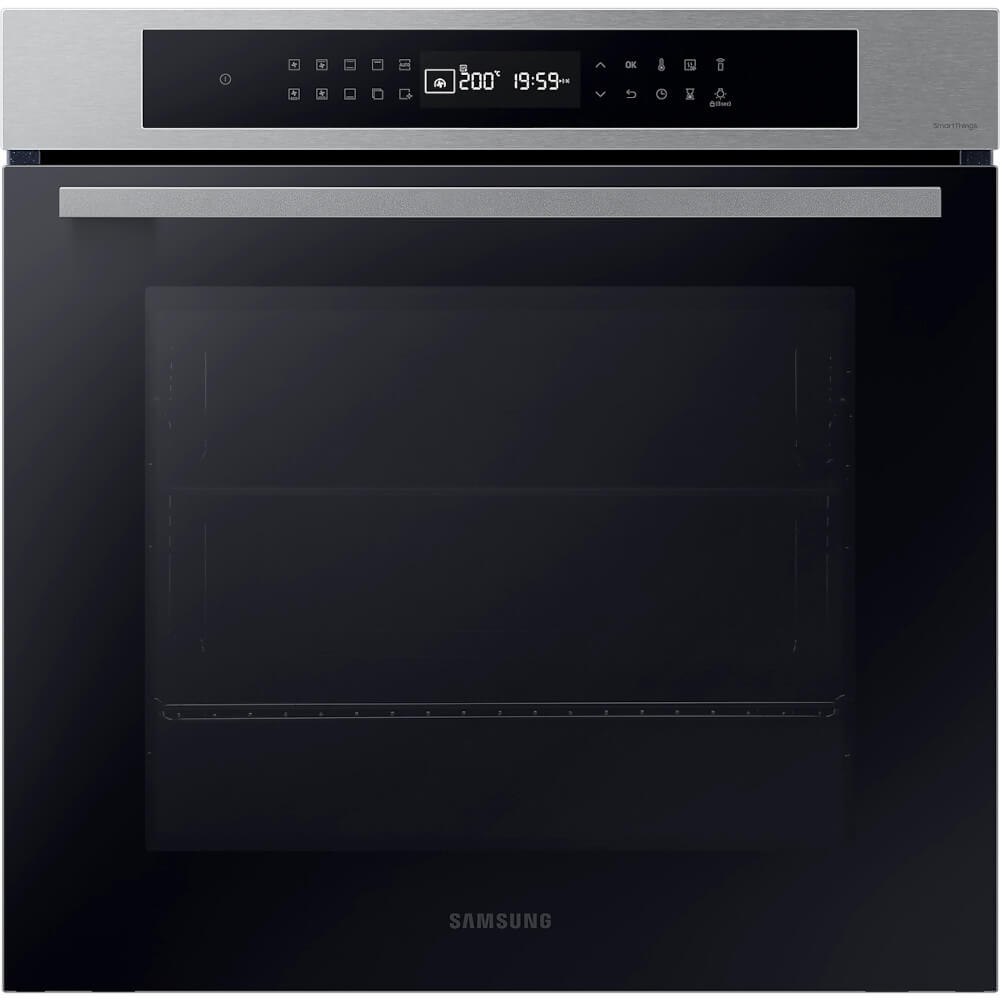 Cuptor incorporabil Samsung NV7B4020ZAS/U2, Electric, 76 l, Display touch, Autocuratare catalitica, SmartThings Cooking, Clasa A+, Negru/Argintiu