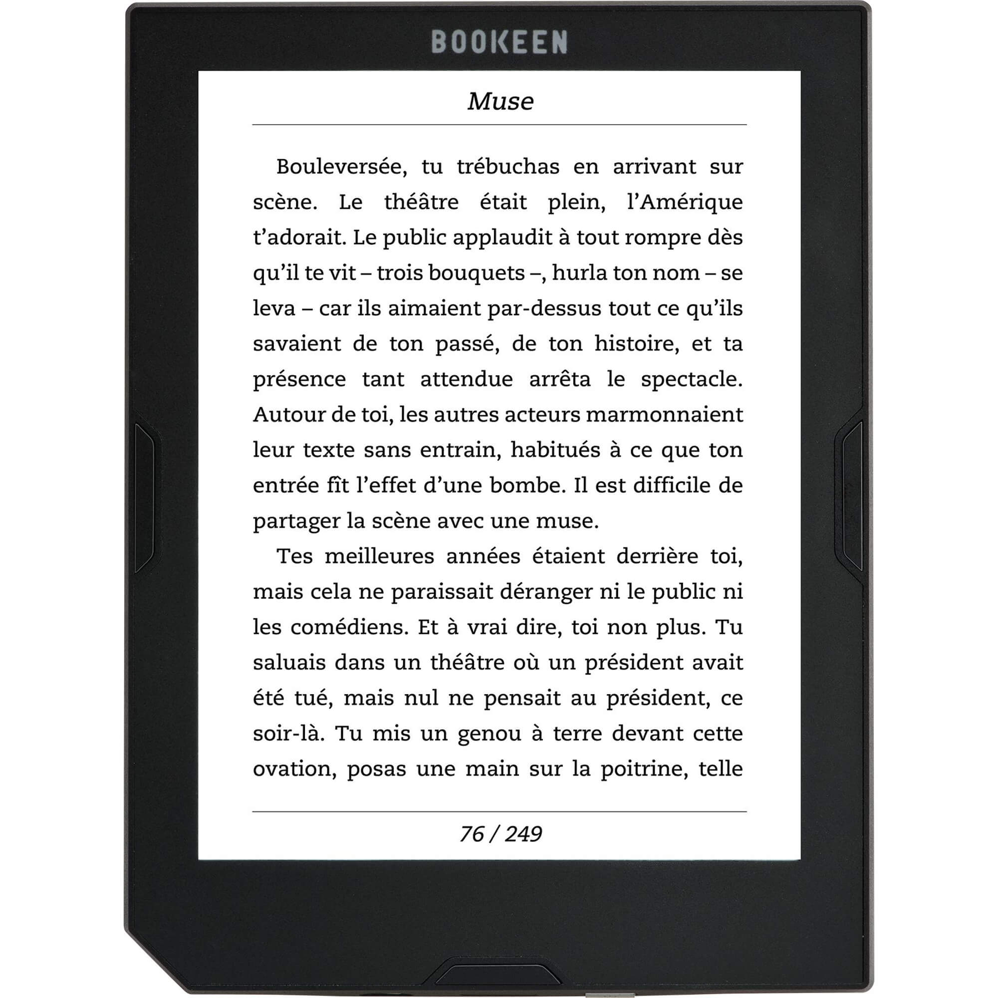  E-Book Reader Bookeen Cybook Muse, 6 inch, 2GB, Wi-Fi, Negru 