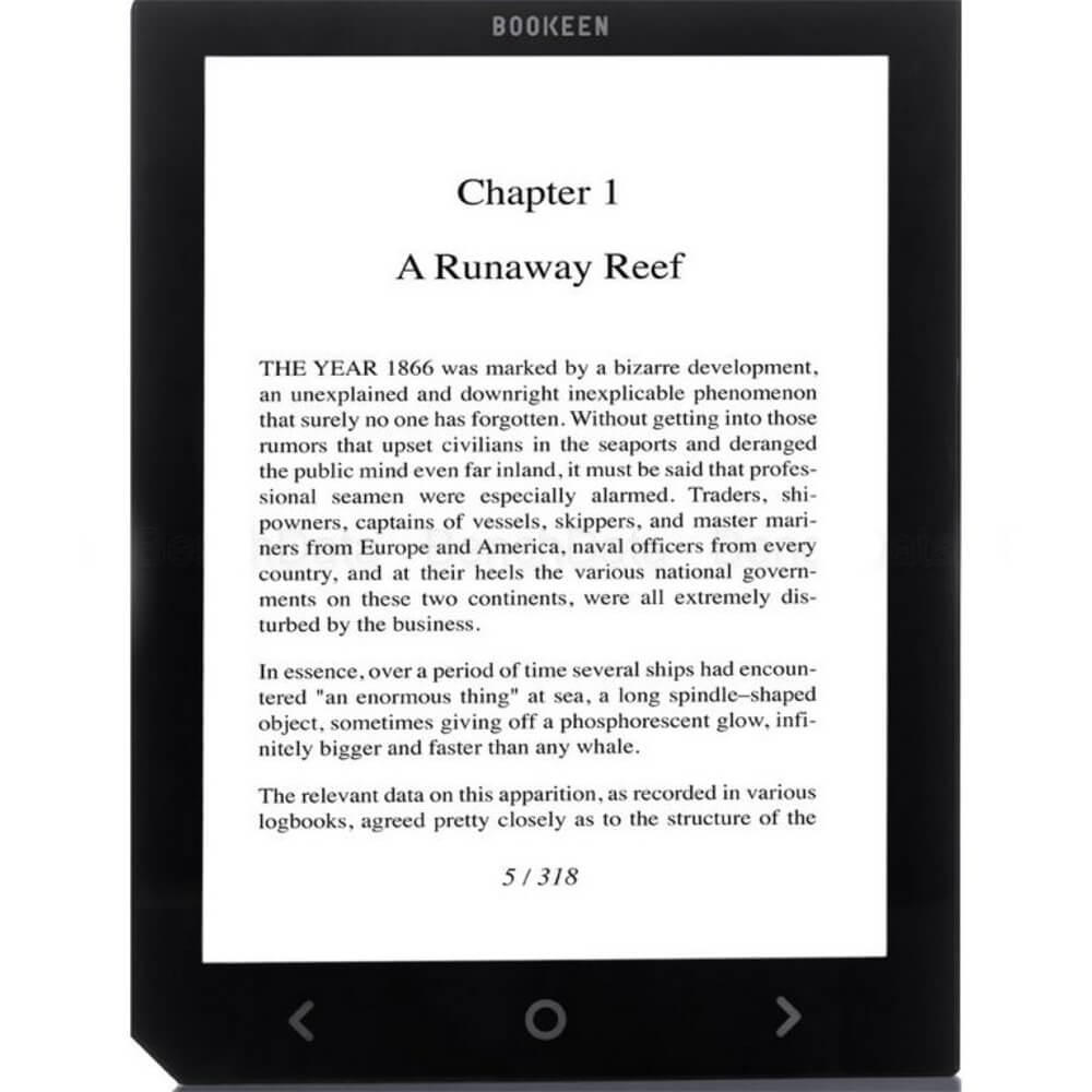  E-Book Reader Bookeen Cybook Ocean, 8 inch, 4GB, Wi-Fi, Negru 