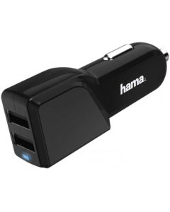 Incarcator auto Hama 178381, 2x USB, Negru