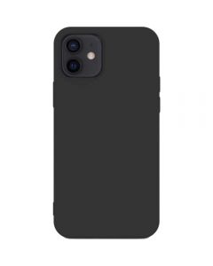 Husa de protectie Lemontti Silicon Soft Slim pentru iPhone 12 Mini, Negru_1