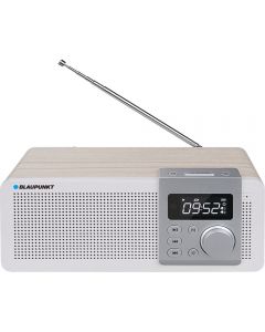 Radio cu ceas Blaupunkt PP14BT, FM radio, Bluetooth, SD, USB, AUX, Bej_1