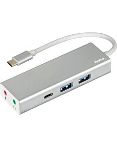 Hub USB Hama 135758, 3 porturi, Argintiu_1