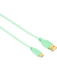 Cablu de date Hama Flexi-Slim, Type-C, 0.75m, Verde_1