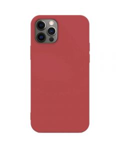 Husa de protectie Lemontti Silicon Soft Slim pentru iPhone 12/12 Pro, Santa Red_1