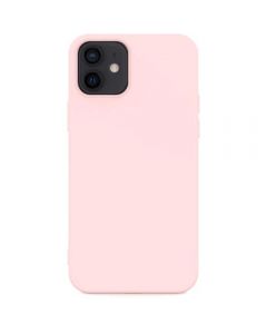 Husa de protectie Lemontti Silicon Soft Slim pentru iPhone 12 Mini, Sand Pink_1