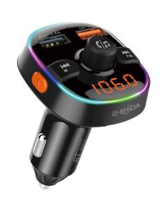 Modulator FM E-Boda BT 100, Bluetooth, Quick Charge 3.0, Negru_1