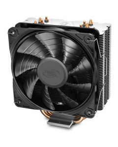 Cooler procesor Deepcool Gammaxx 400S, 4 heatpipe-uri, 120 mm, 3 pin, Flux aer 50.8 CFM, Compatibil Intel/AMD, Negru/Gri