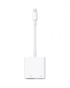 Cablu de date Apple Lightning cu adaptor pentru camera mk0w2zm/a, USB 3.0, Alb
