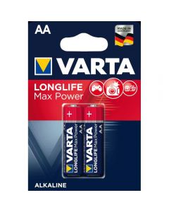 Baterii Alcaline Varta Longlife Max Power AA, 2 buc