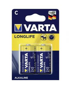 Baterie Varta Longlfe LR14, alcalina, 2 buc