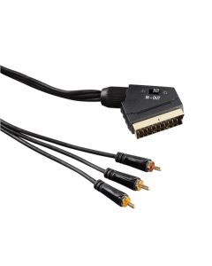 Cablu AV Hama 122163, SCART plug - 3x RCA plugs, 1.5m_1