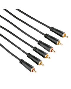 Cablu Hama 122157, 3X RCA plug - 3X RCA plug, 1.5m_1