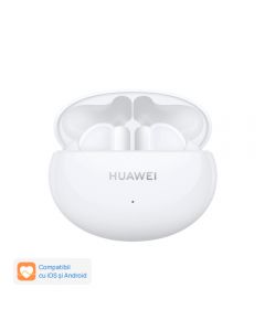 Casti True Wireless Huawei FreeBuds 4i, Ceramic White fata