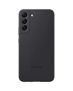 Husa de protectie Samsung Silicone Cover pentru Galaxy S22+, Negru_1
