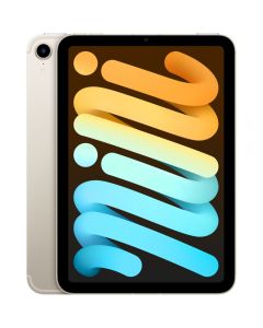 Apple iPad mini 6 (2021), 8.3", 256GB, Wi-Fi + Cellular, Starlight
