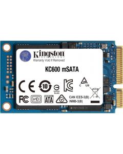 Solid State Drive (SSD) Kingston KC600 256GB, SKC600MS/256G, front
