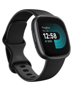 Smartwatch Fitbit Versa 4, NFC, Negru