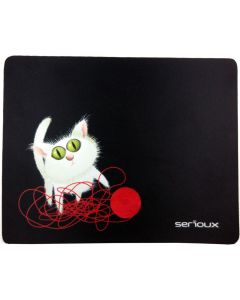Mousepad Serioux MSP01, Negru_001