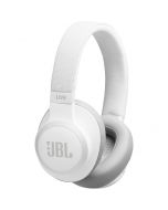 Casti audio JBL Live 650BTNC, Bluetooth, Noise Cancelling, Alb-1