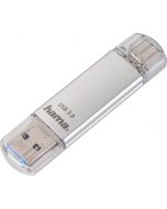 Memorie USB Hama C-Laeta Type-C 124162, 32 GB, OTG, USB 3.1/USB 3.0, Argintiu_1