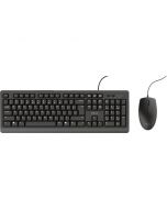Kit tastatura si mouse Trust TR-23970, USB, Negru