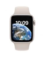 Apple Watch SE2, GPS, 44mm, Starlight fata