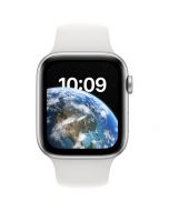 Apple Watch SE2, Cellular, GPS, 44mm, Silver white fata