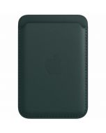 Husa de protectie Apple Leather Wallet MagSafe pentru iPhone Forest Green