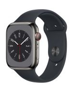 Apple Watch Series 8 GPS + Cellular, 45mm, Graphite Stainless Steel Case lateral