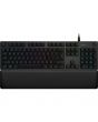 Tastatura gaming mecanica Logitech G513 Carbon RGB, Layout US, Switch Romer GX Clicky (Blue)