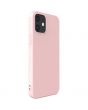 Husa de protectie Lemontti Silicon Soft Slim, Compatibil cu iPhone 12/12 Pro, Pink Sand
