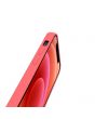 Husa de protectie Lemontti Silicon Soft Slim, Compatibil cu iPhone 12/12 Pro, Santa Red