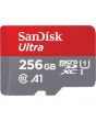 Card de memorie SanDisk Ultra microSDXC, 256GB, 120MB/s, A1 Class 10 UHS-I + SD Adapter