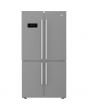 Side by Side Beko GN1416231XPN, 572 l, NeoFrost Dual Cooling, Compresor ProSmart Inverter, Display touch control, Clasa F