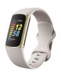 Smartband fitness Fitbit Charge 5, Lunar White/Soft Gold Stainless Steel