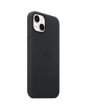 Husa de protectie Apple Leather Case with MagSafe pentru iPhone 13, Midnight