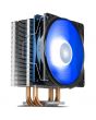 Cooler procesor Deepcool Gammaxx 400 V2, 4 heatpipe-uri, 120 mm, Flux aer 64.5 CFM, 4 pin, Iluminare albastra, Compatibil Intel/AMD, Negru/Albastru