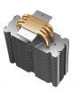 Cooler procesor Deepcool Gammaxx 400 V2, 4 heatpipe-uri, 120mm, Flux aer 64.5 CFM, 4 pin, Iluminare rosie, Compatibil Intel/AMD, Negru/Rosu