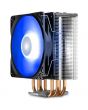 Cooler procesor Deepcool Gammaxx GT V2, 4 heatpipe-uri, 120mm, Flux aer 64.5 CFM, 4 pin, Iluminare RGB, Compatibil Intel/AMD, Negru
