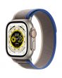 Apple Watch Ultra, GPS, Cellular, 49mm, Titanium Case, Blue/Gray Trail Loop, S/M