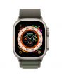Apple Watch Ultra, GPS, Cellular, 49mm, Titanium Case, Green Alpine Loop, Large