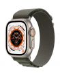 Apple Watch Ultra, GPS, Cellular, 49mm, Titanium Case, Green Alpine Loop, Small