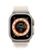 Apple Watch Ultra, GPS, Cellular, 49mm, Titanium Case, Starlight Alpine Loop, Large