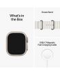 Apple Watch Ultra, GPS, Cellular, 49mm, Titanium Case, White Ocean Band
